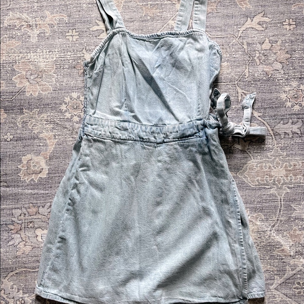 Soft denim romper